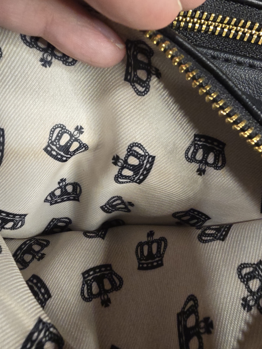 Juicy Couture Fame Satchel Black Debossed Monogram Speedy Bag - Picture 12 of 13